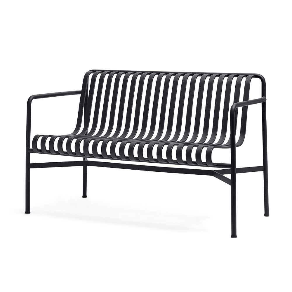 Palissade Dining Bench Anthracite No Cushion