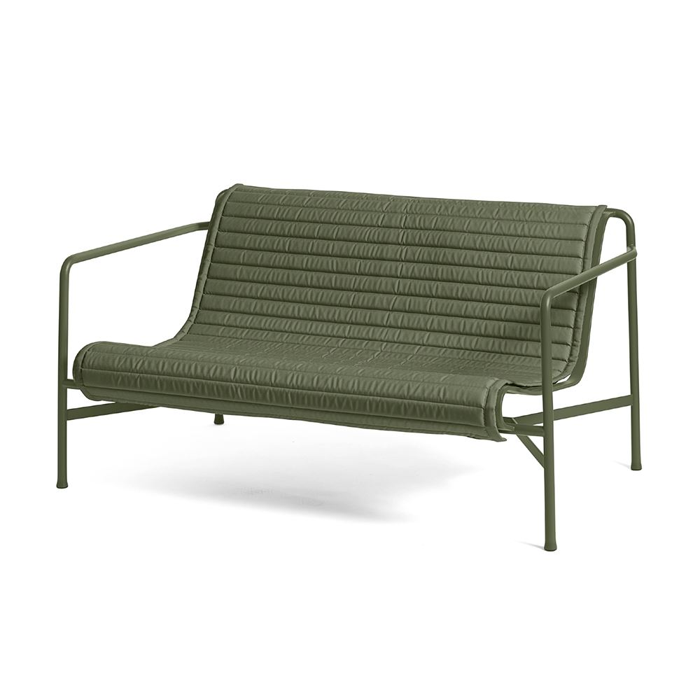 Palissade Lounge Sofa Olive Green Olive Green Quilted Cushion