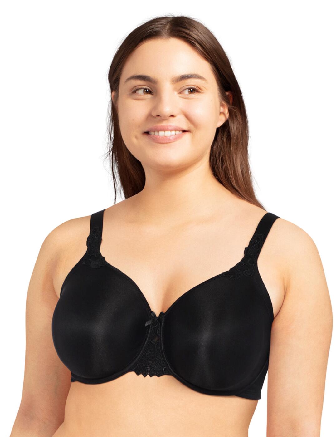 If you want luxury without compromising on comfort, look no further than this moulded bra from Chantelle's Hedona range to your everyday wardrobe! Suitable for all bust types, the clever design of this bra creates a natural bust shape and a figure perfecting effect. Featuring a simplex interlock knit and additional wires on the sides for even greater day long comfort. Designed for invisibility so can be worn under anything! Hook and eye closure, underwiring and fully adjustable straps complete this bra, and the delicate embroidery and bow detail between the cups and on the apex adds a sophisticated flourish! Pair with coordinating briefs from the Hedona range to complete the look!  Luxury moulded bra Underwired Simplex interlock knit Additional wires on the sides Hook and eye closure Fully adjustable straps Delicate embroidery and bow details Matching items available Country of origin: Morocco Composition: Knit back: 75% Nylon &pipe; 25% Elastane Composition: Knit cup: 100% Polyester Listed in UK sizes  61507-106581-1408791 C20310 Moulded Bra