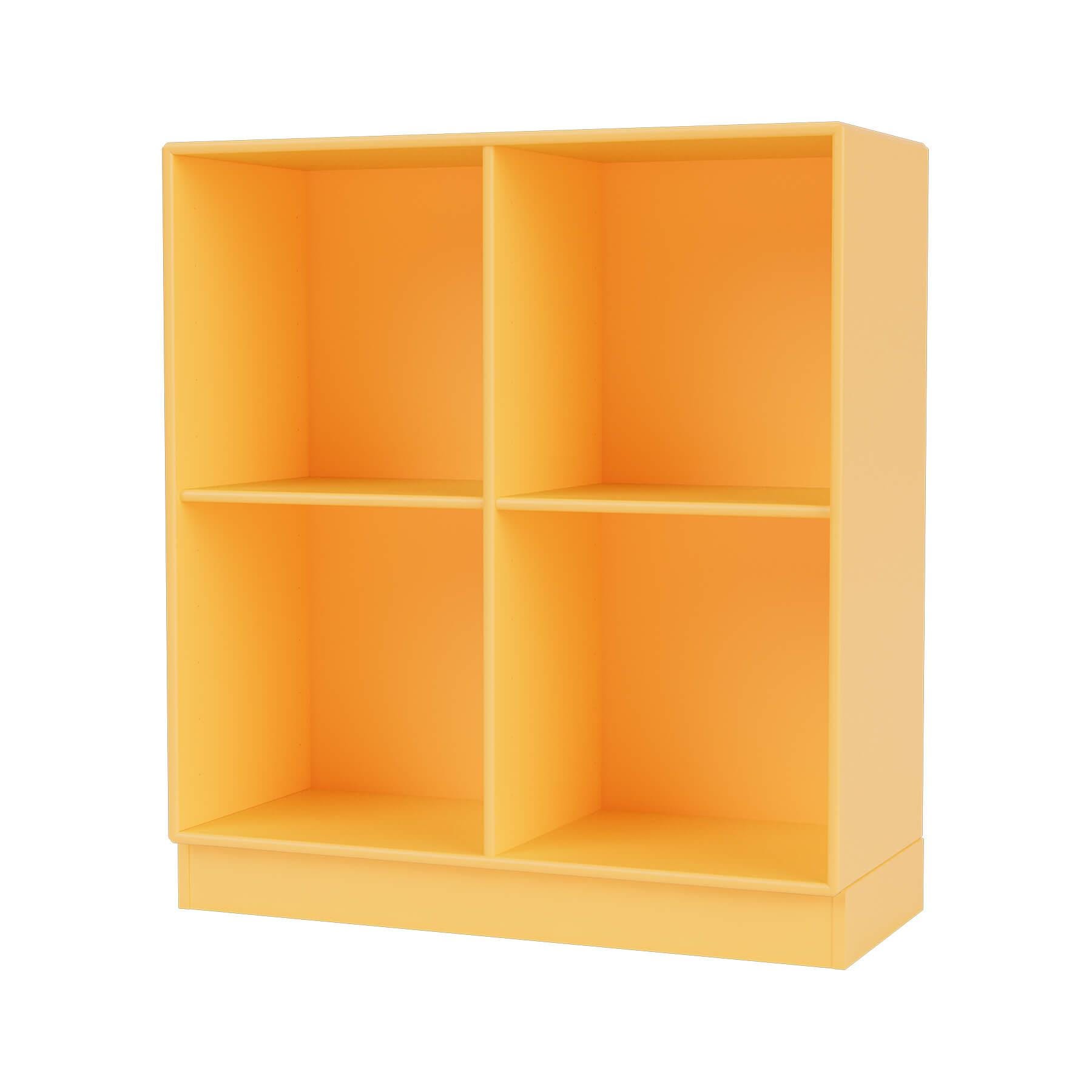 Montana Show Bookcase Acacia Plinth Yellow Designer Furniture From Holloways Of Ludlow