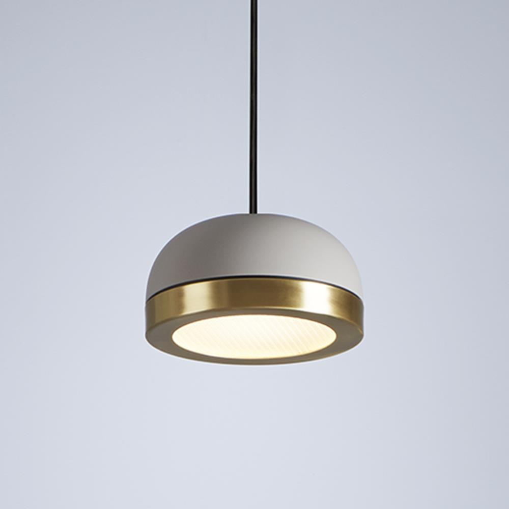 Tooy Molly Suspension Pendant Small Copper Dome Brushed Brass Designer Pendant Lighting