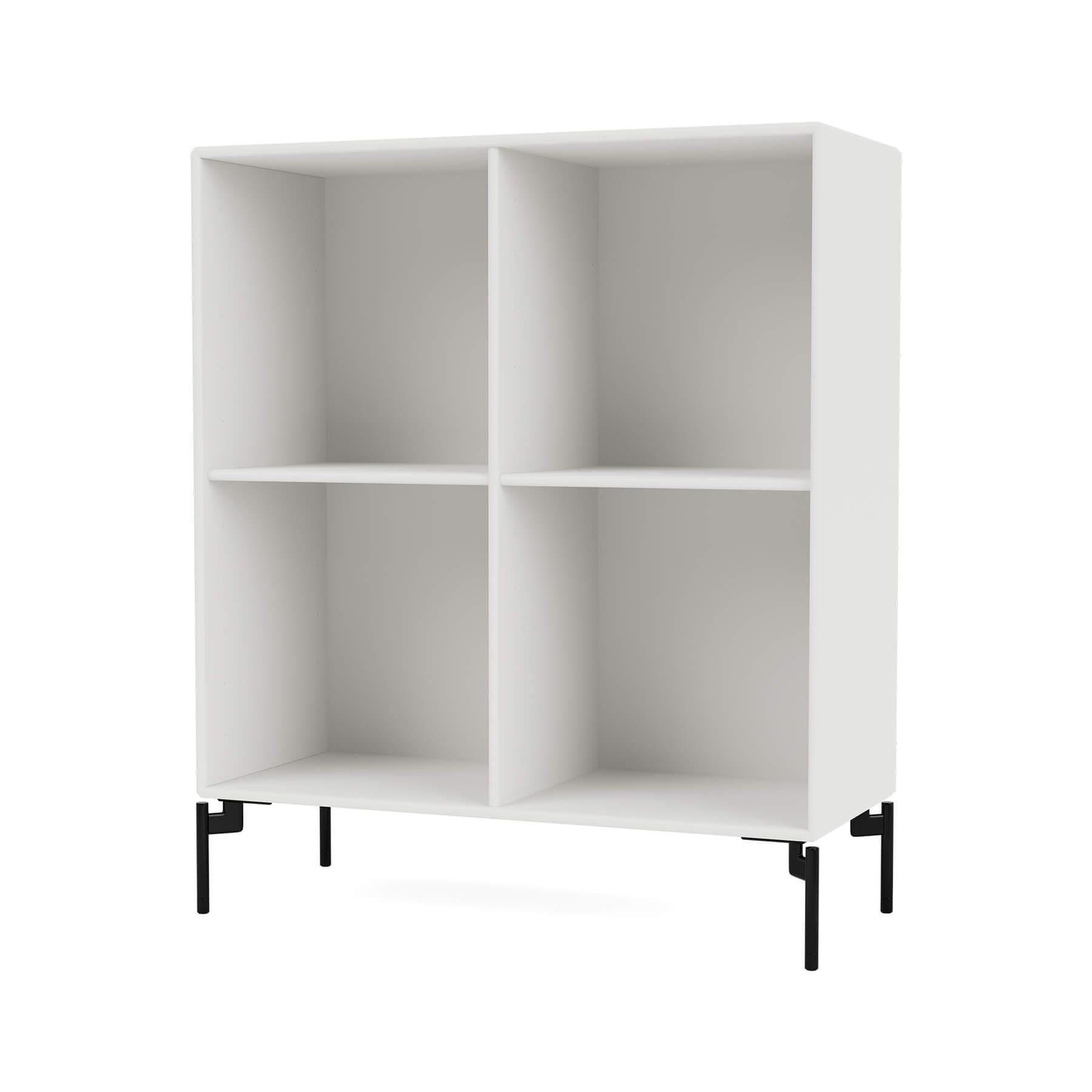 Montana Show Bookcase White Black Legs White Designer Furniture From Holloways Of Ludlow