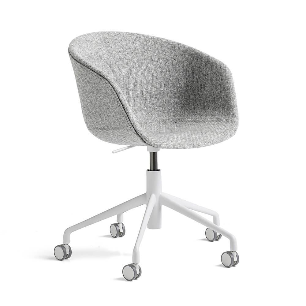 About A Chair 53 W Arm W Gas White 5 Star Swivel Base W Upholstery With Hallingdal 130