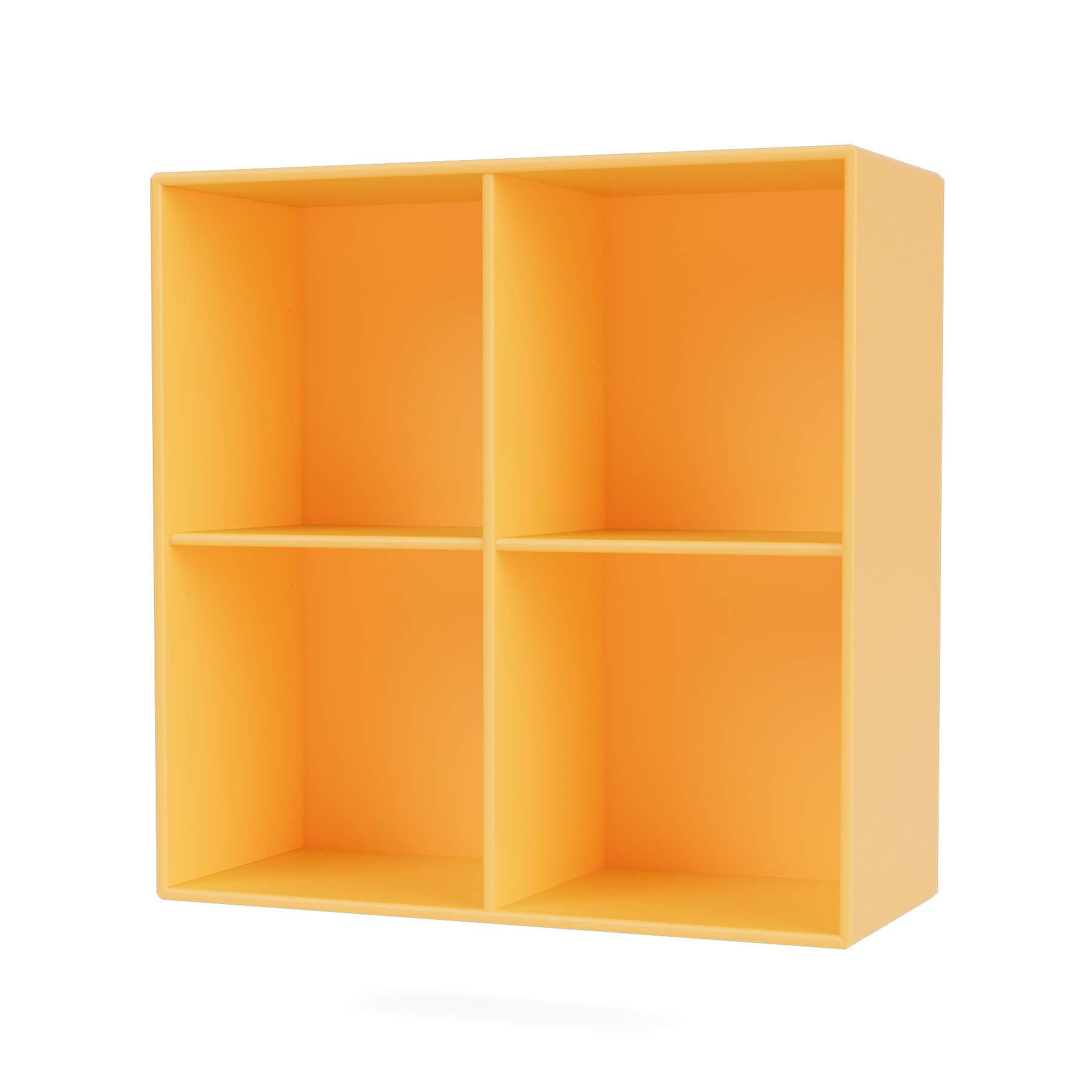 Montana Show Bookcase Acacia Wall Mounted Yellow Designer Furniture From Holloways Of Ludlow