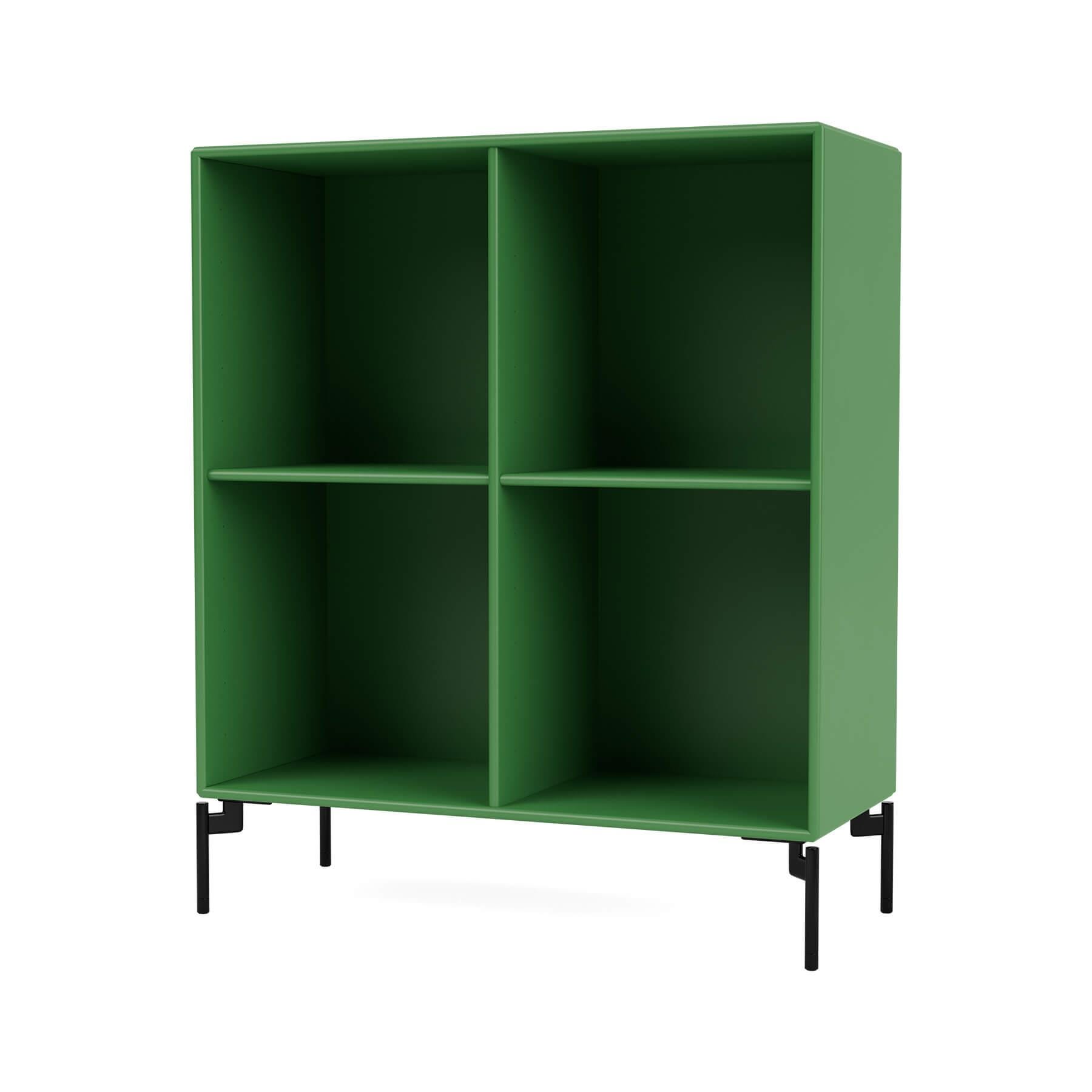 Montana Show Bookcase Parsley Black Legs Green Designer Furniture From Holloways Of Ludlow