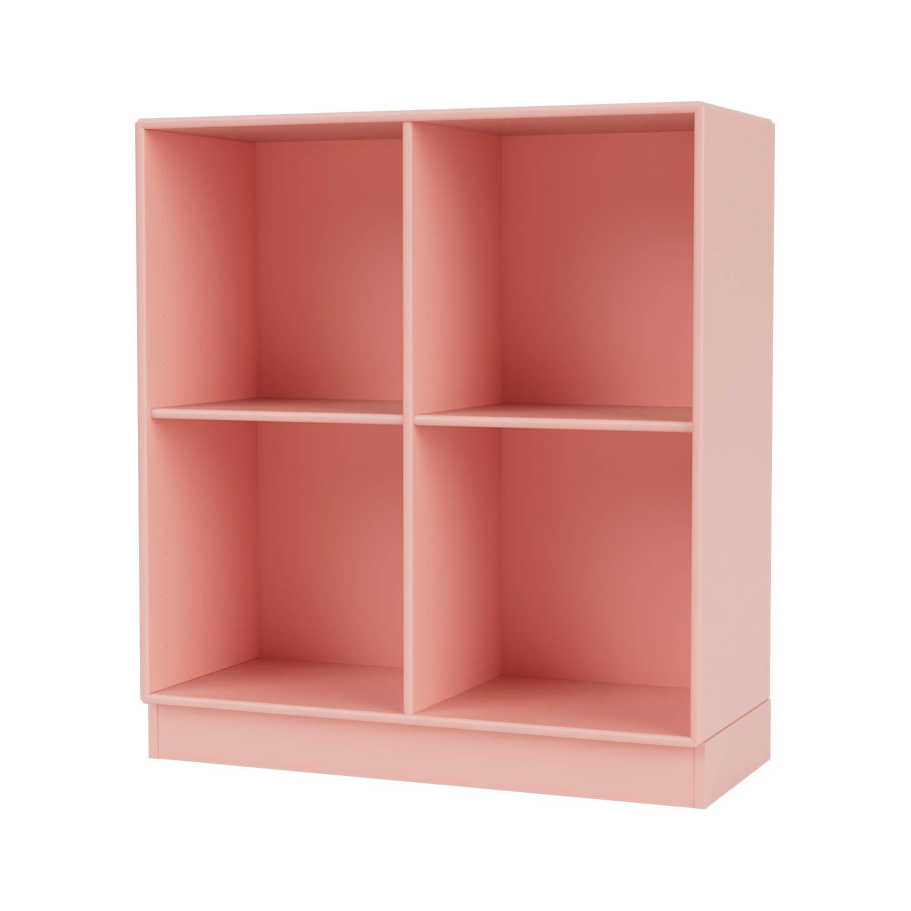 Montana Show Bookcase Ruby Plinth Pink Designer Furniture From Holloways Of Ludlow
