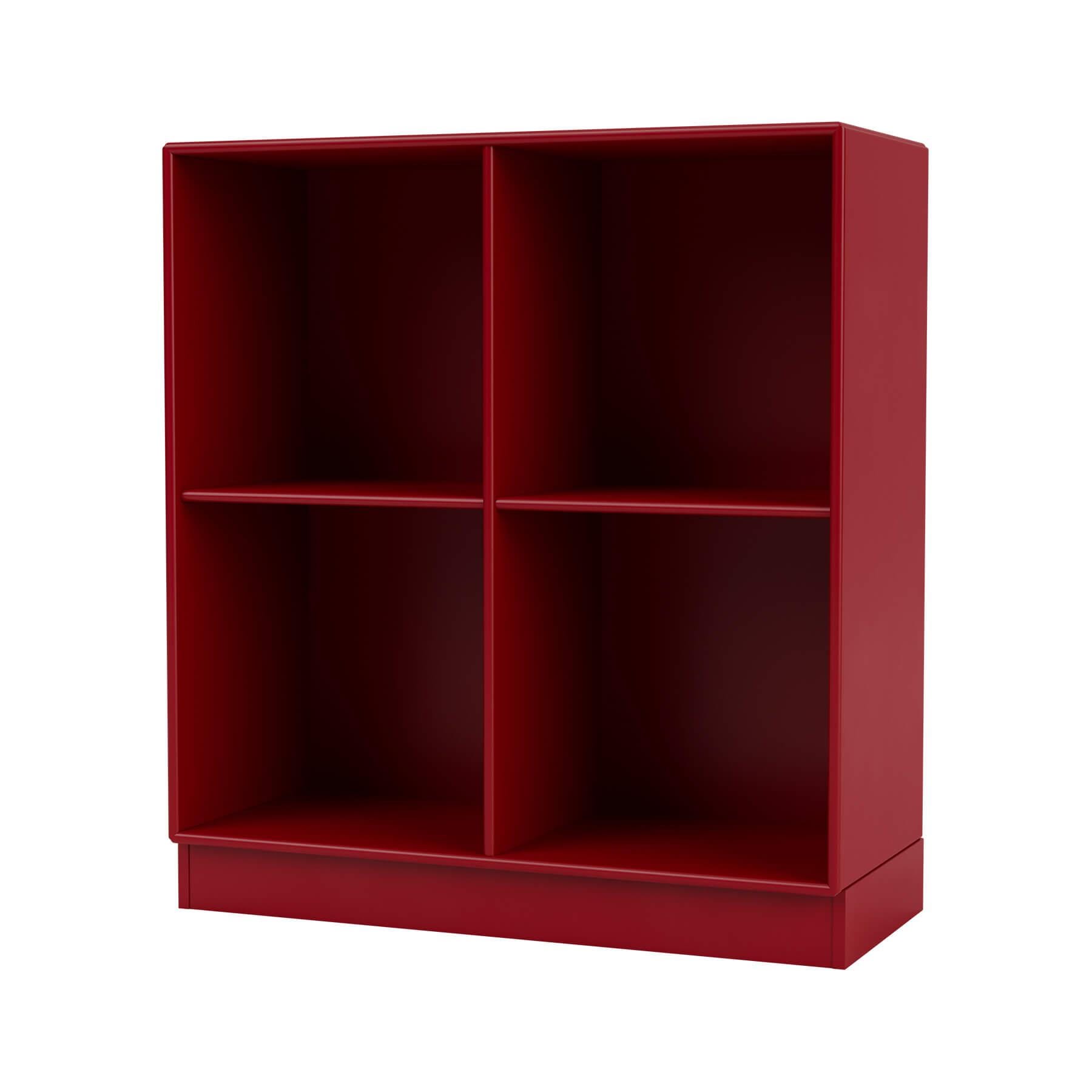Montana Show Bookcase Beetroot Plinth Purple Designer Furniture From Holloways Of Ludlow