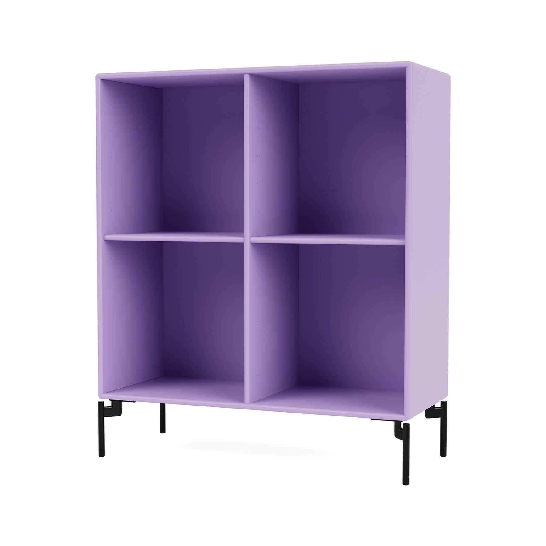 Montana Show Bookcase Iris Black Legs Purple Designer Furniture From Holloways Of Ludlow