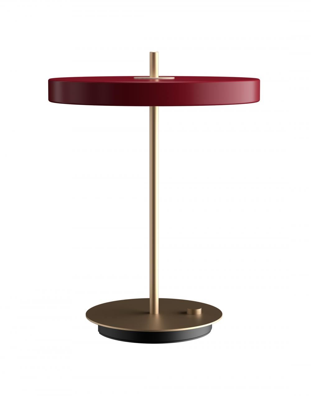 Asteria Table Light Ruby Red