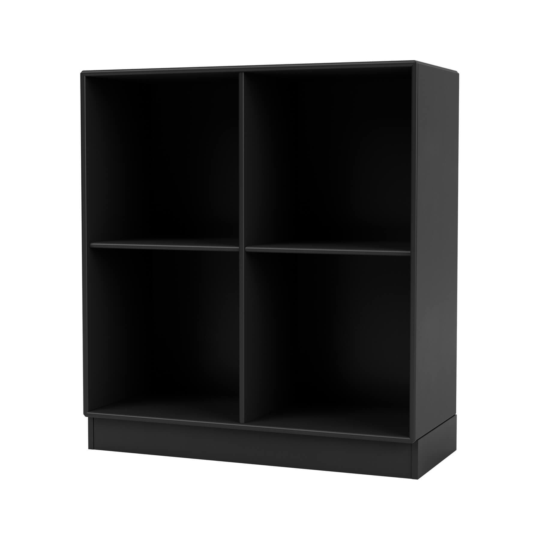 Montana Show Bookcase Black Plinth Black Designer Furniture From Holloways Of Ludlow
