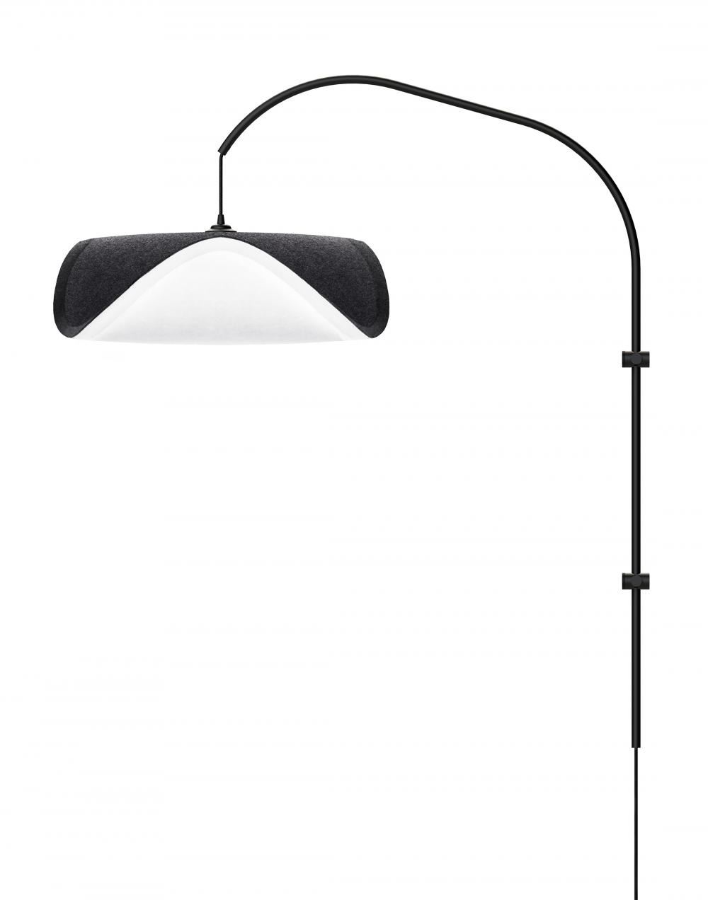 Sine Wall Light Grey Shade With Black Arm