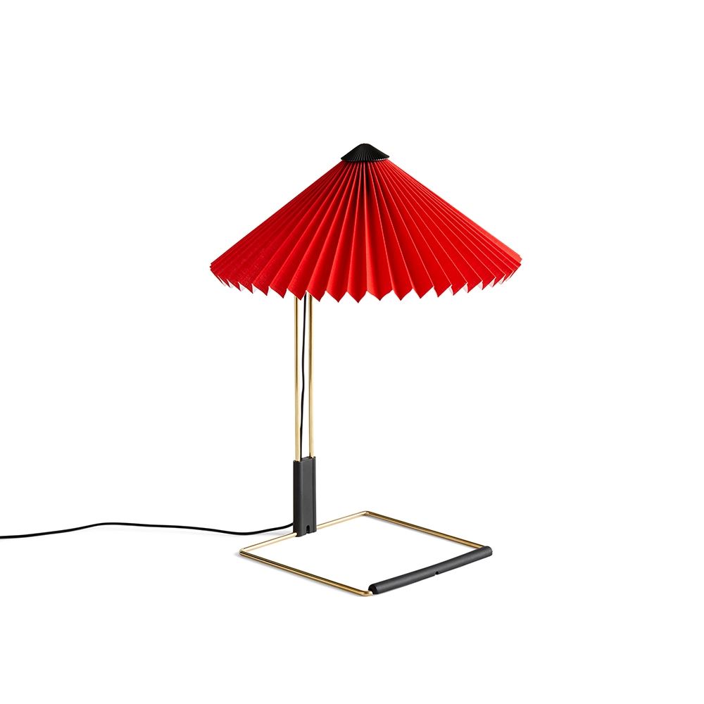 Matin Table Lamp Small Bright Red