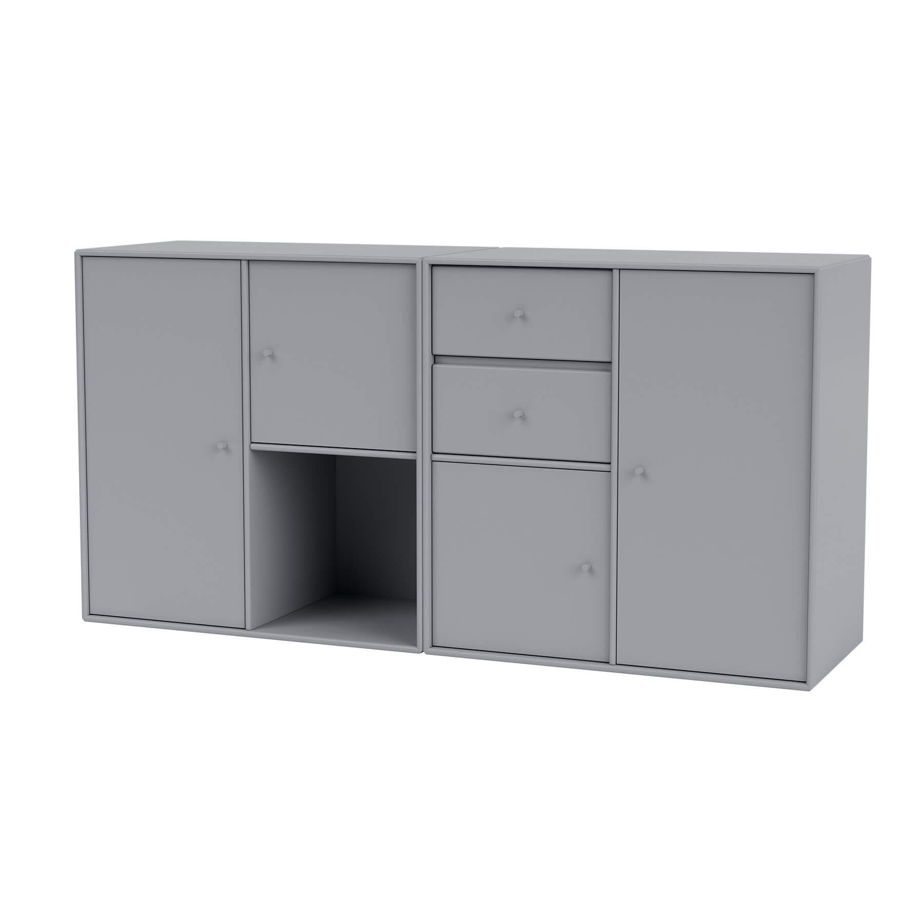 Montana Couple Sideboard Graphic Wall Mounted Grey Designer Furniture From Holloways Of Ludlow