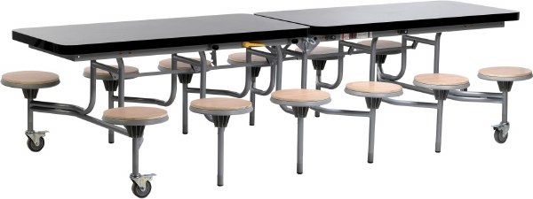 12 Seat Primo Rectangular Mobile Folding Table