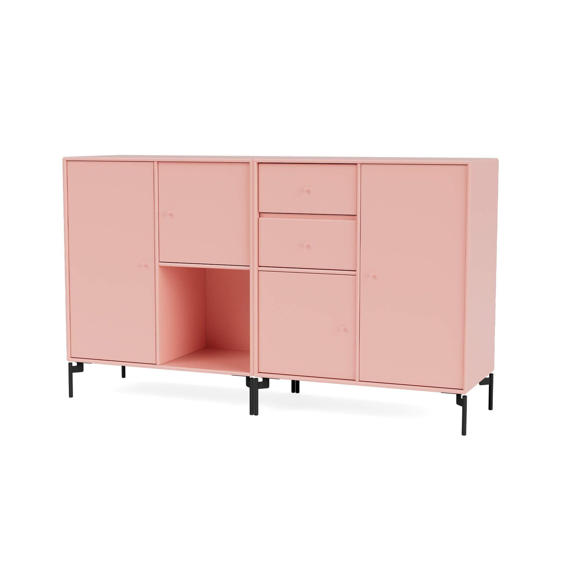 Montana Couple Sideboard Ruby Black Legs Pink Designer Furniture From Holloways Of Ludlow