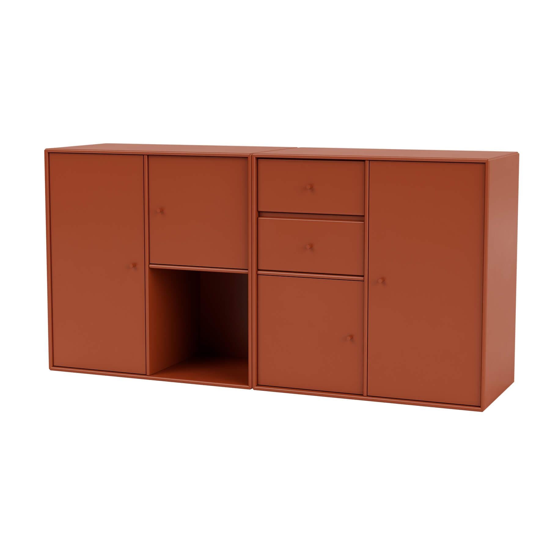 Montana Couple Sideboard Hokkaido Wall Mounted Orange Designer Furniture From Holloways Of Ludlow