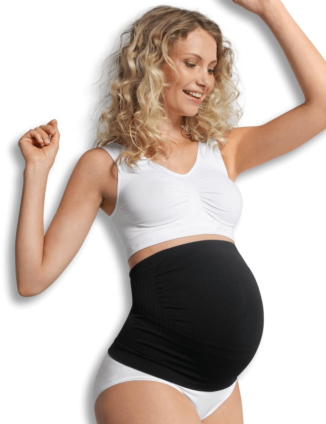 Carriwell lingerie and accessories provide everything you will need during and post-pregnancy. This maternity support band is uniquely designed to relieve discomfort and reduce the risk of muscle strain. The seamless design is discreet and invisible even under figure-hugging clothing. A premium stretch fabric creates warmth, offers support to the lower back abdomen and is perfect for growing bumps.  Designed to reduce muscle strain Relieves existing discomfort Gently lifts the weight from the pelvis Supports the lower back Discreet design Country of origin: China Composition: 92% Polyamide &pipe; 8% Elastane Listed in UK sizes  52193-93972-1231528 54.5010-4 Maternity Support Band