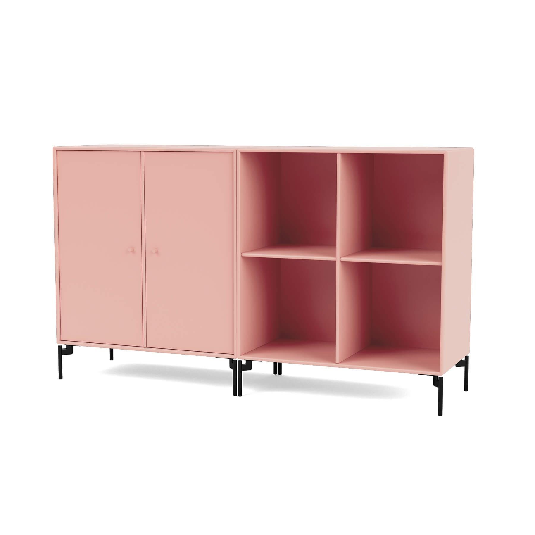 Montana Pair Classic Sideboard Ruby Black Legs Pink Designer Furniture From Holloways Of Ludlow