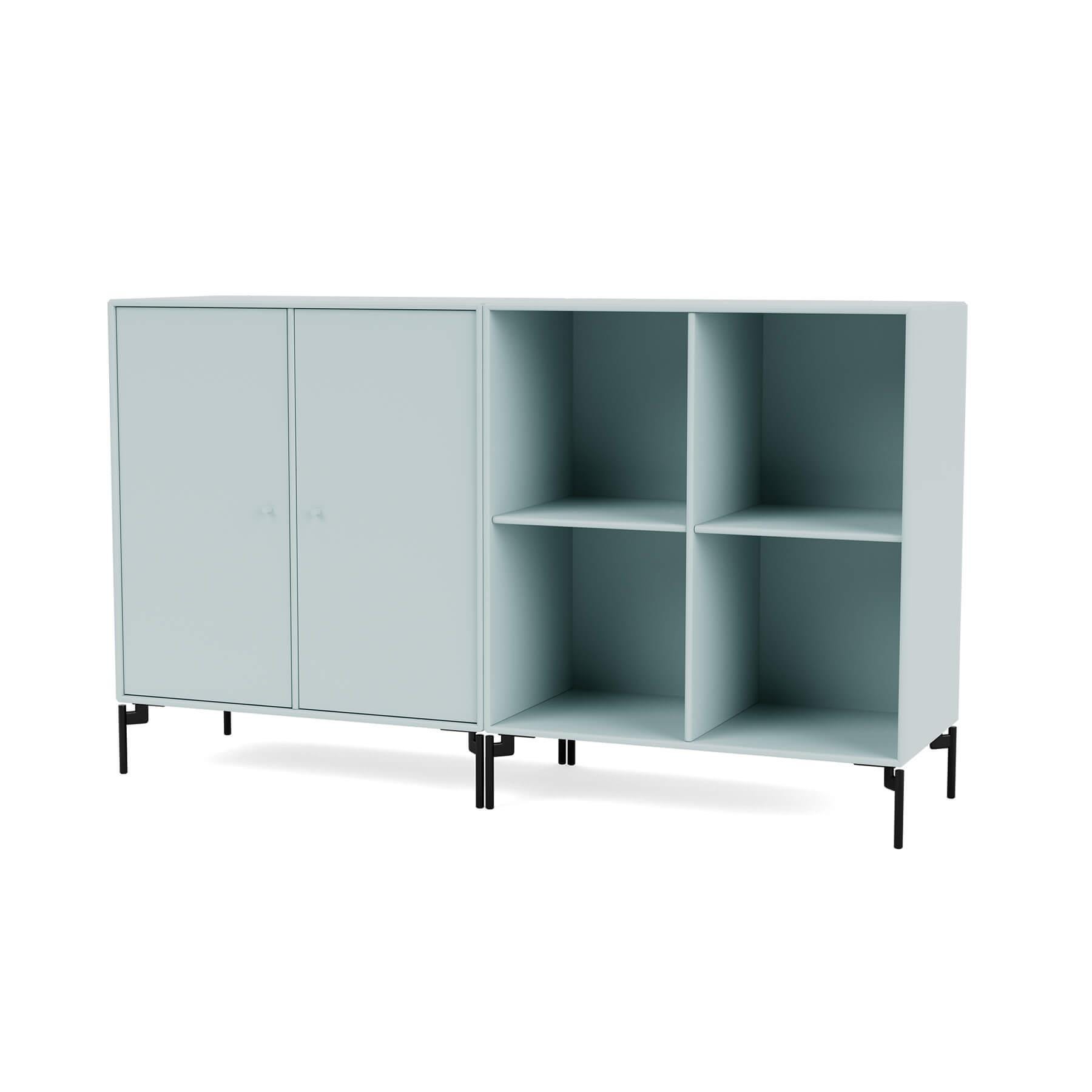 Montana Pair Classic Sideboard Flint Black Legs Blue Designer Furniture From Holloways Of Ludlow