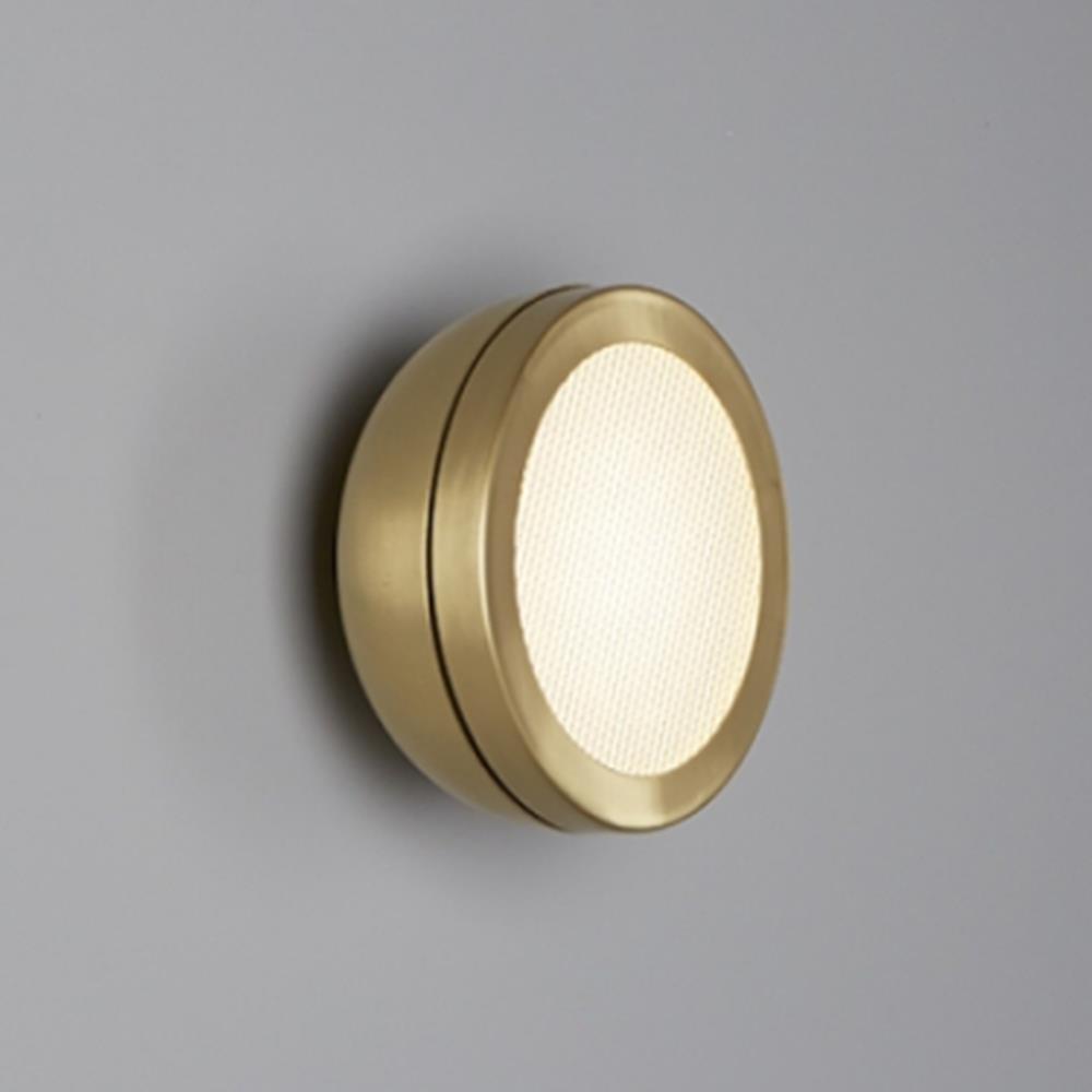 Molly Wall Ceiling Lamp Medium Brushed Brass Dome Sand Black