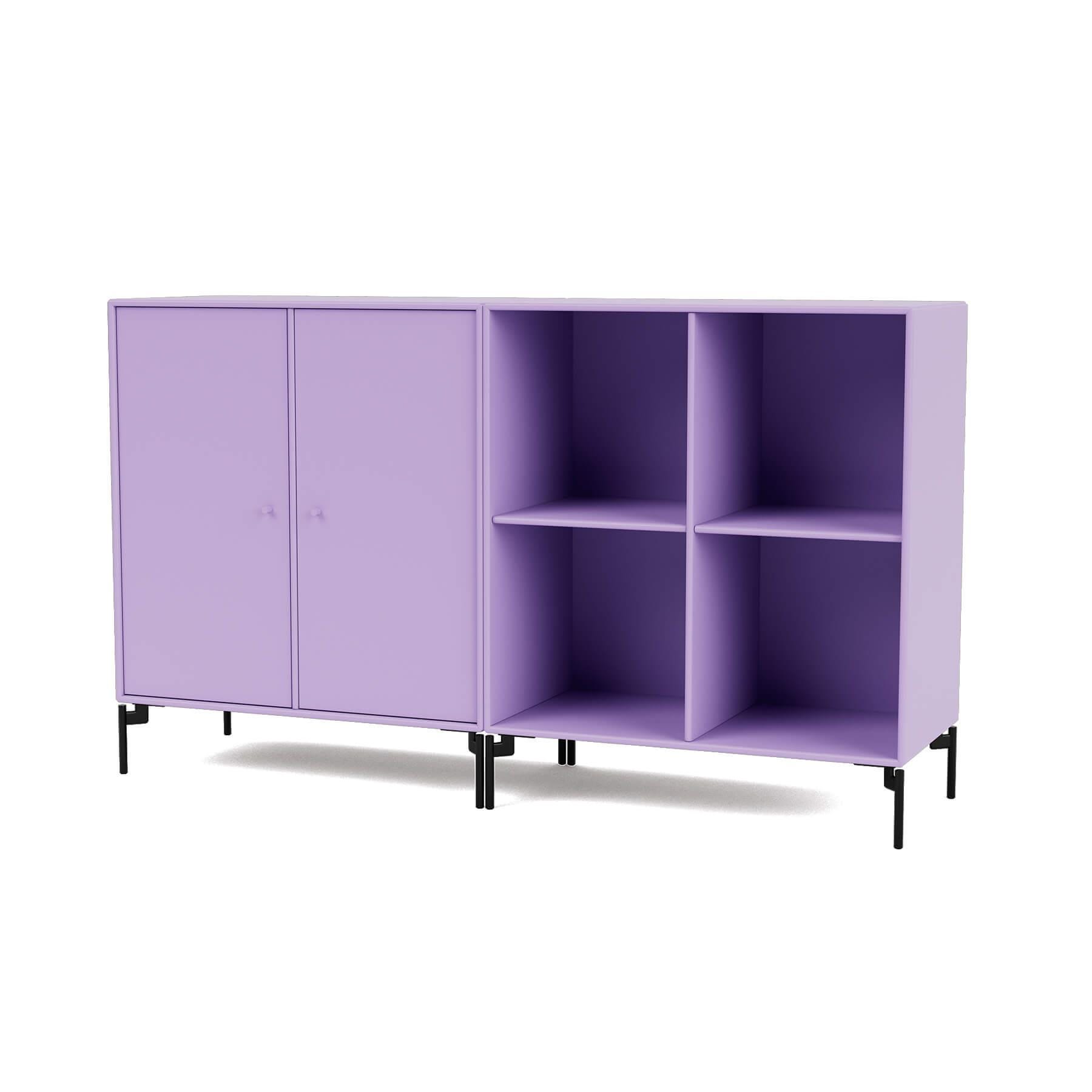 Montana Pair Classic Sideboard Iris Black Legs Purple Designer Furniture From Holloways Of Ludlow