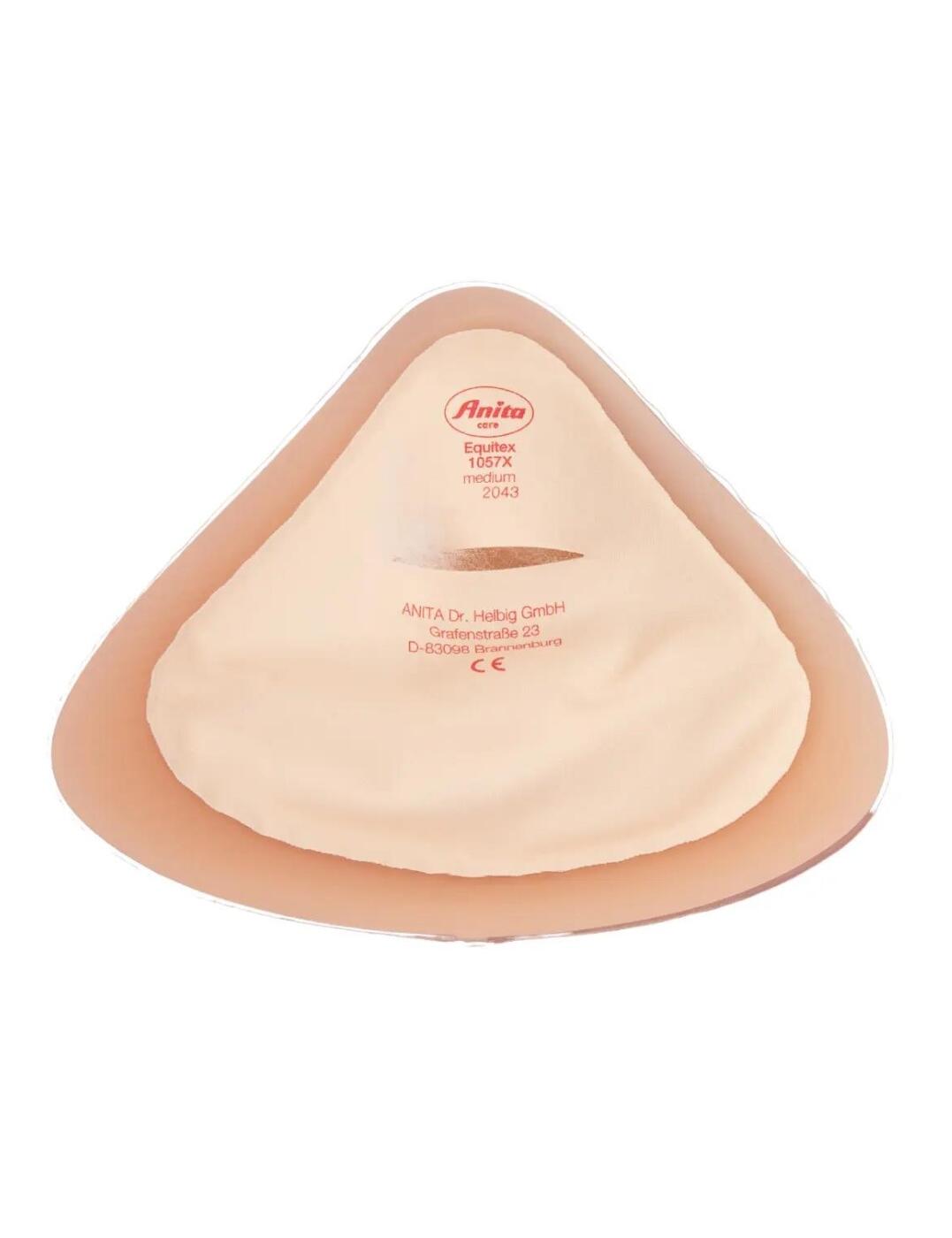This light breast form will conceal any missing tissue from your breast seamlessly. Anita has designed the EquiTex prostheses to be ultra-light and to balance both breasts out. The breathable materials will provide comfort all day long, you will forget you have it on. With tapered edges, the breast protheses will transition to your natural skin perfectly.  Light breast form Ultra-light and well-balanced Tapered edge Single prosthesis Variable filling Breathable textile Can be used on both sides Nipple design Composition: Mixed material content Listed in UK sizes  52325-94137-1233846 1057X Light Breast Form
