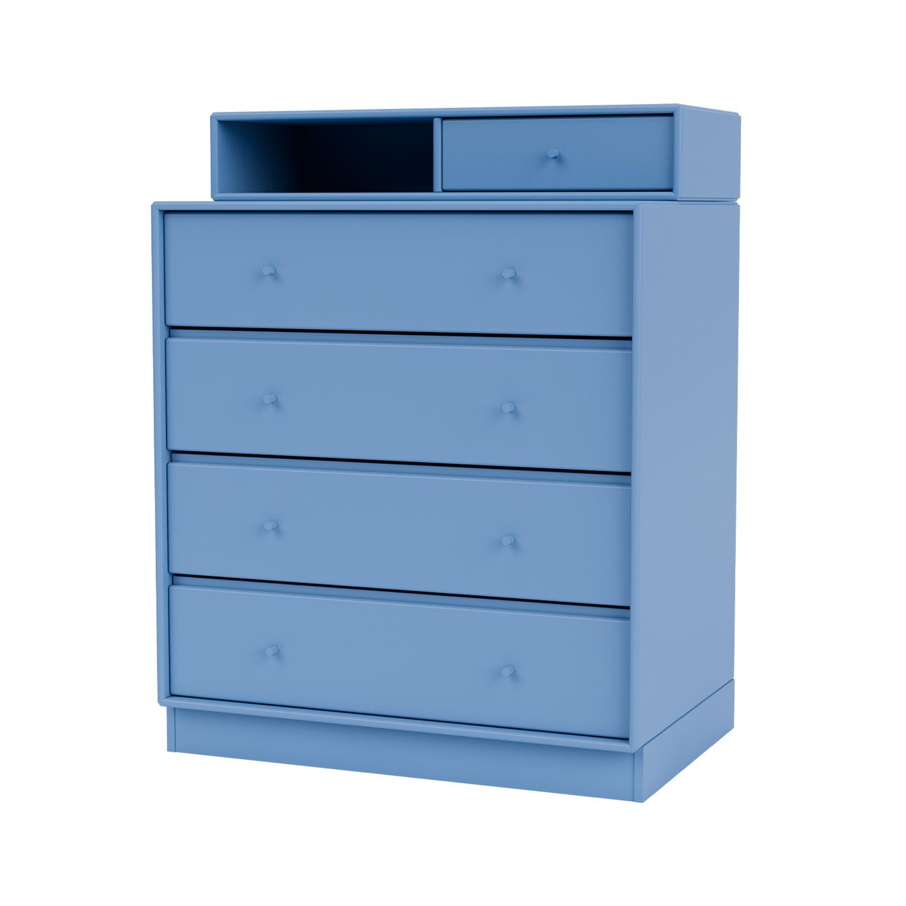 Montana Keep Chest Of Drawers Azure Plinth Blue Designer Furniture From Holloways Of Ludlow