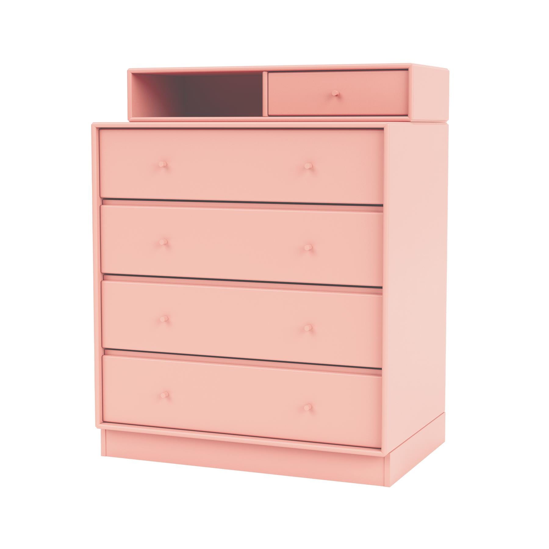 Montana Keep Chest Of Drawers Ruby Plinth Pink Designer Furniture From Holloways Of Ludlow