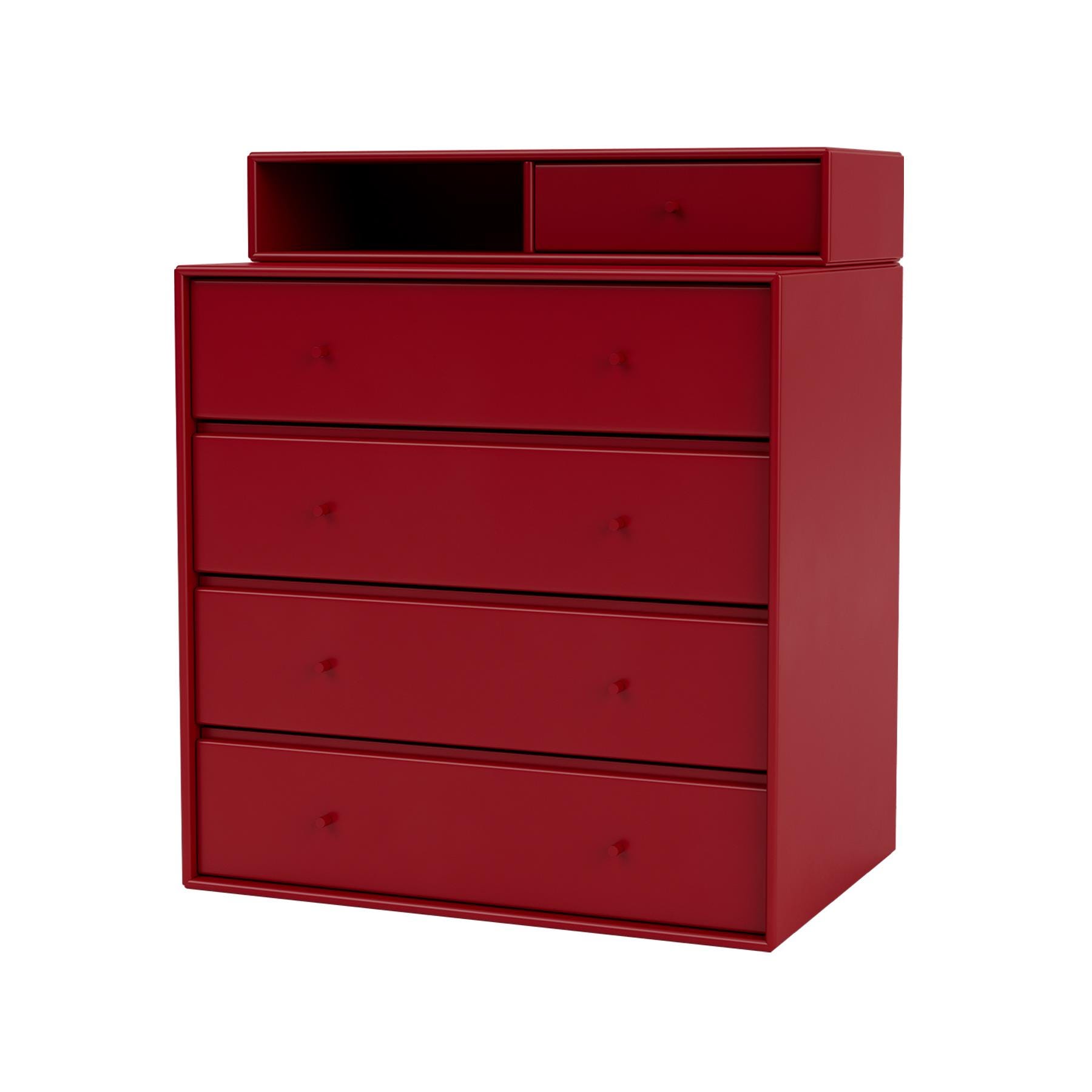 Montana Keep Chest Of Drawers Beetroot Wall Mounted Purple Designer Furniture From Holloways Of Ludlow