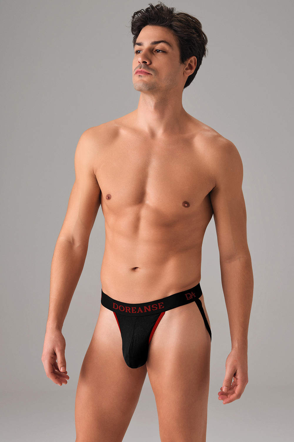 Cool comfort Doreanse 1004 Fantasy Jockstrap men’s underwear. A male jock brief – classic backless strappy design in super soft natural fabric. Buy now