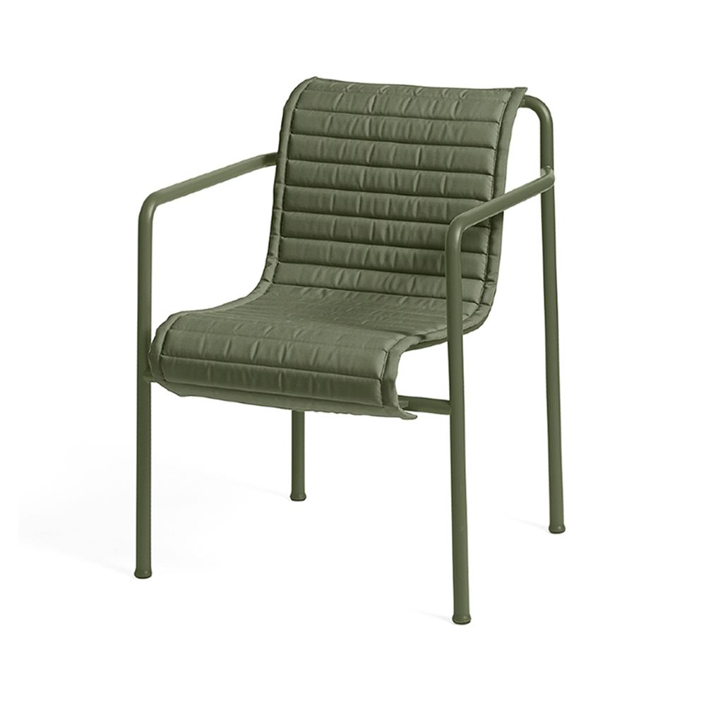 Palissade Dining Armchair Olive Green Olive Green Quilted Cushion