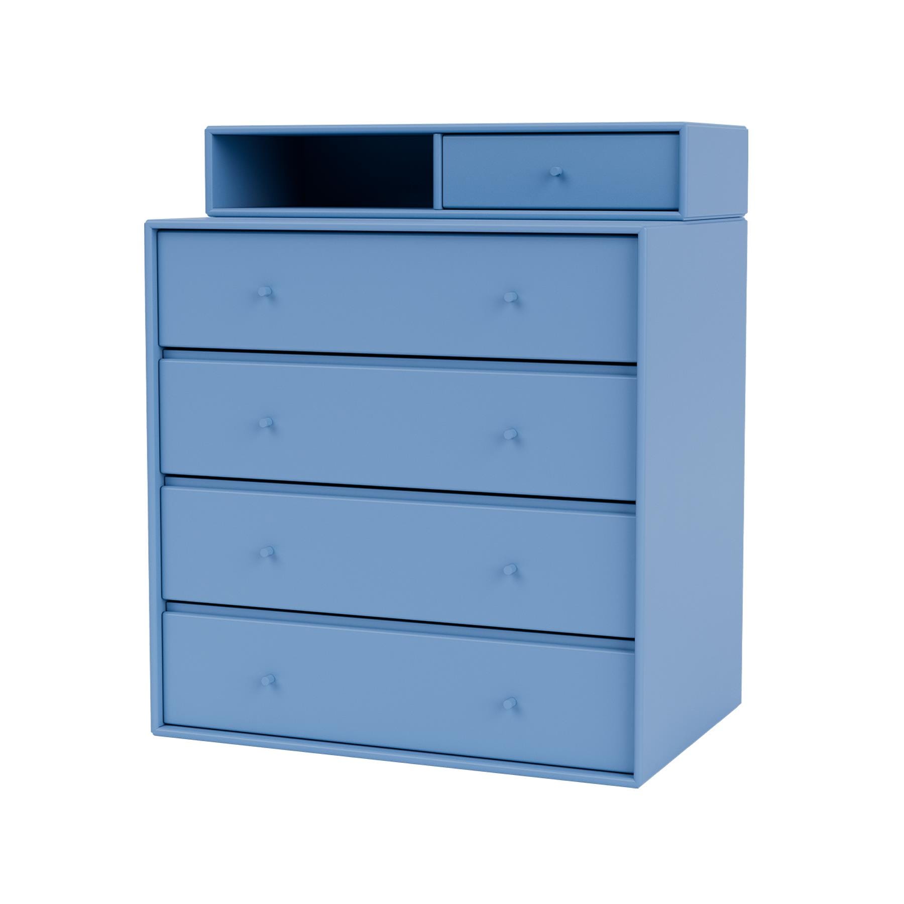 Montana Keep Chest Of Drawers Azure Wall Mounted Blue Designer Furniture From Holloways Of Ludlow