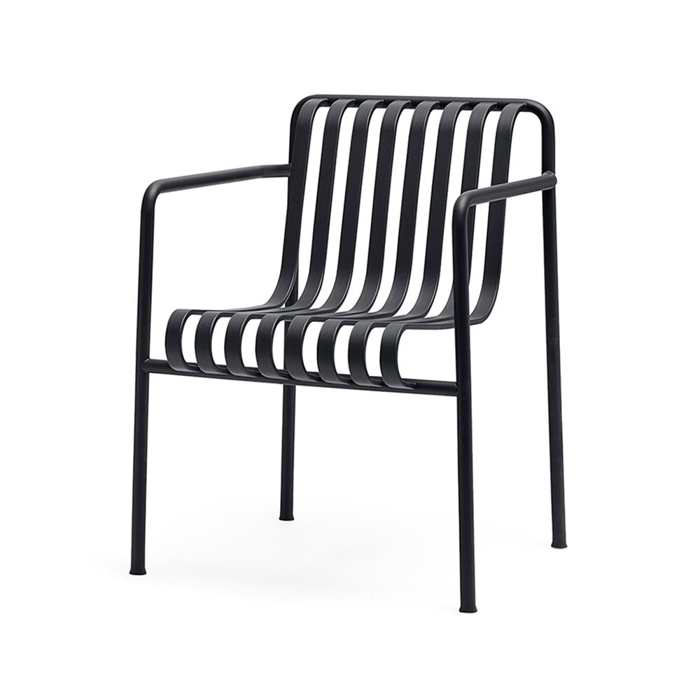 Hay Palissade Garden Dining Armchair Anthracite Black Designer Furniture From Holloways Of Ludlow