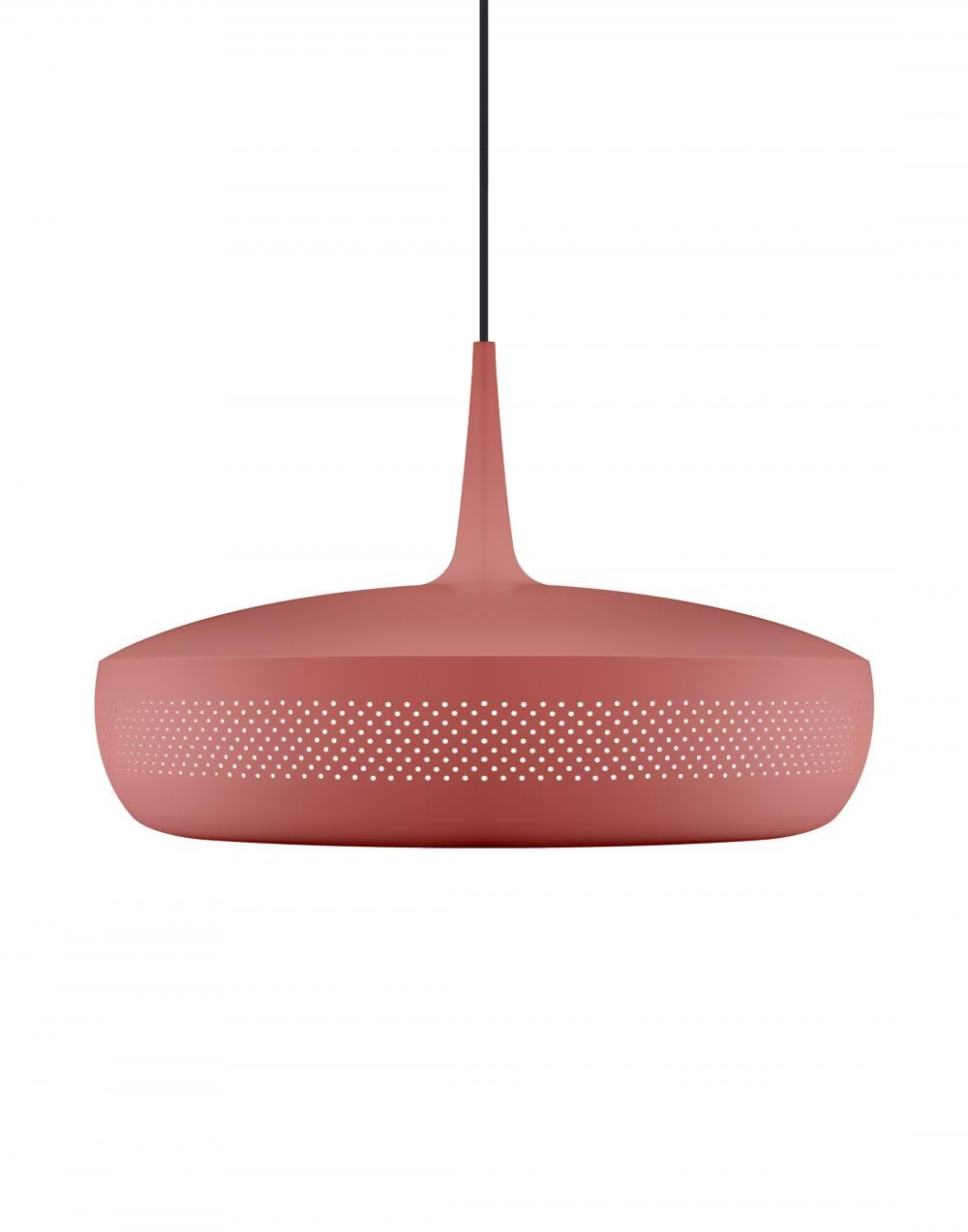 Umage Clava Dine Pendant Red Earth Black Cable Designer Pendant Lighting