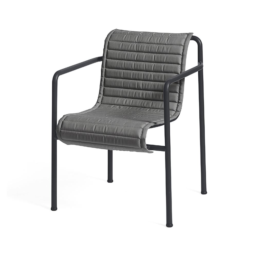 Palissade Dining Armchair Anthracite Anthracite Quilted Cushion