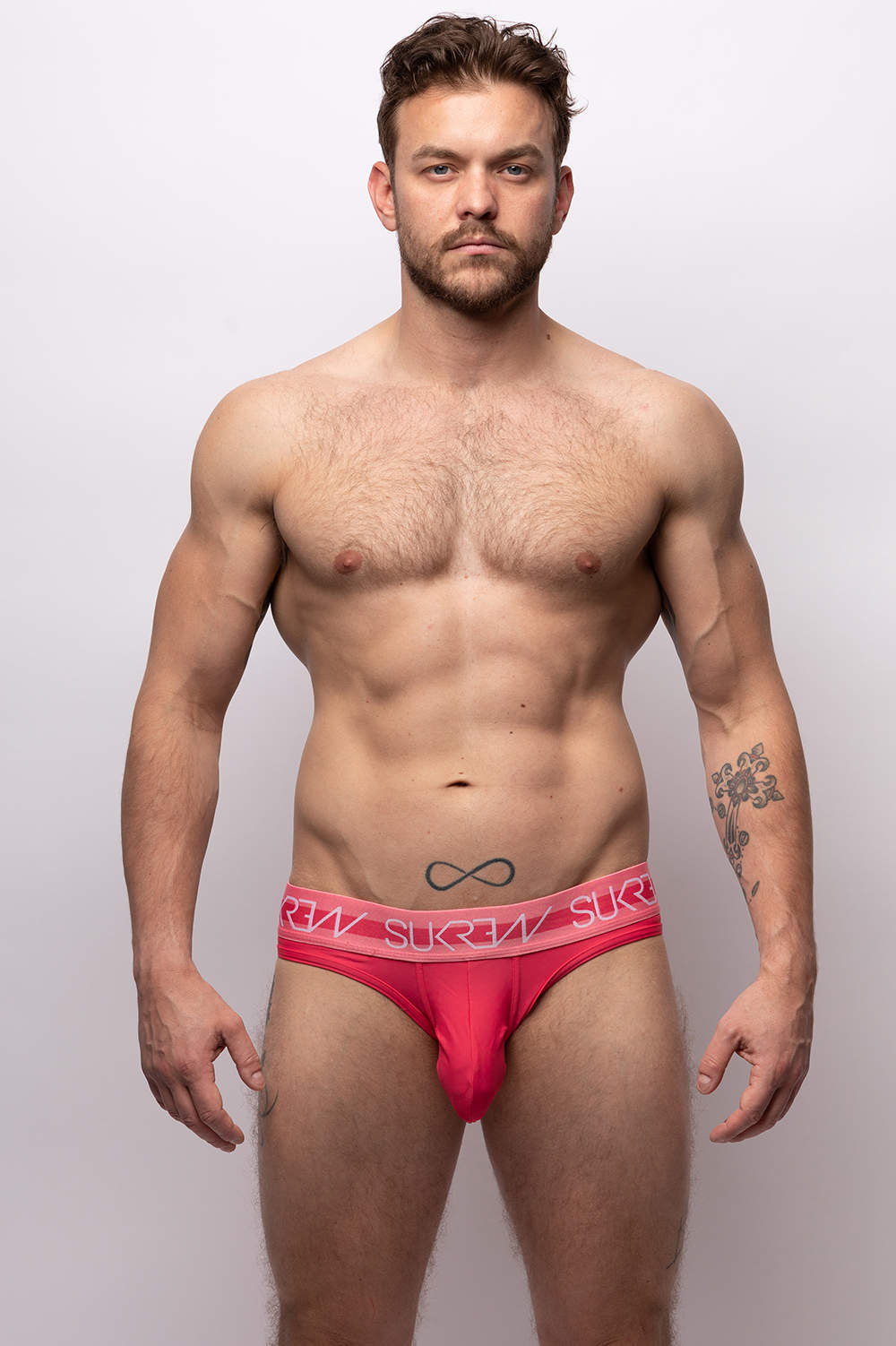 Shop Sukrew Lagoon Classic Brief men’s underwear slips with the large pouch. Enhancing anatomical male bikinis – unlined high leg design. Buy online
