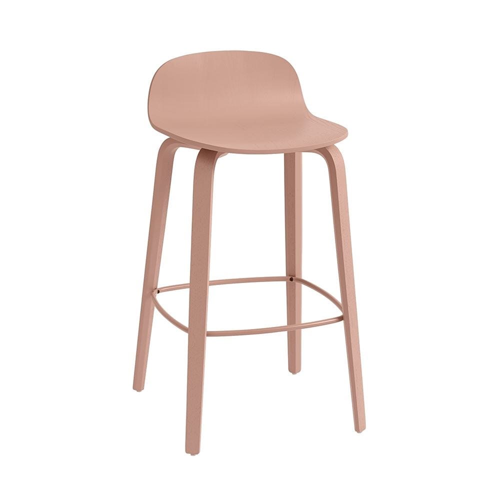 Muuto Visu Bar Stool Counter Tan Rose Brown Designer Furniture From Holloways Of Ludlow