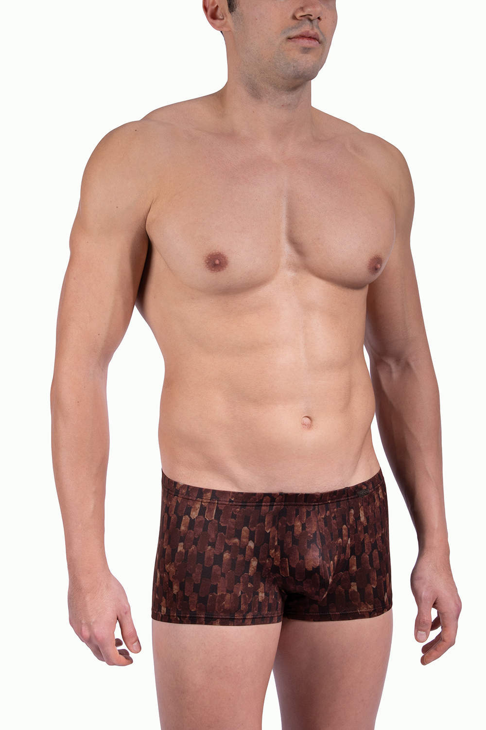 Shop Olaf Benz RED 2308 Mini Pant men's underwear trunks. Luxury male boxer brief in fine silky fabric in a scales pattern. Lots more online. Buy now