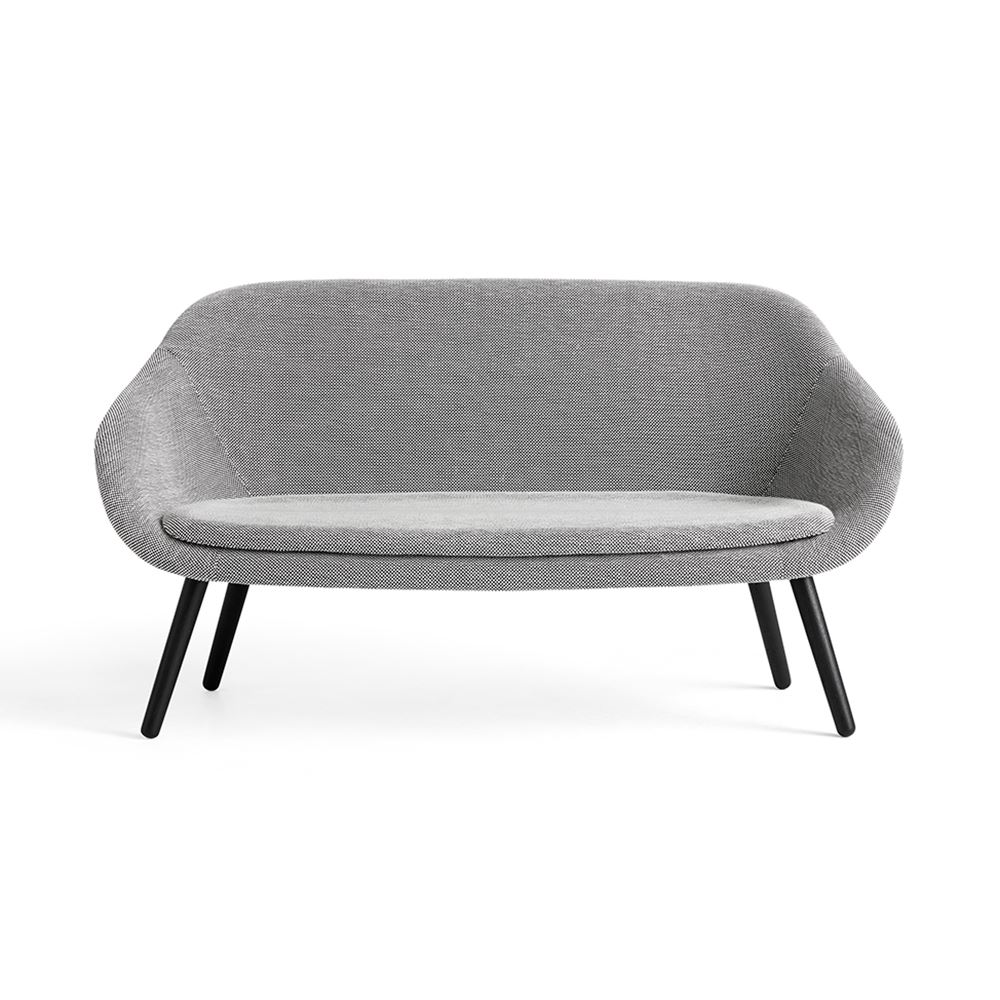 About A Lounge Sofa Black Waterbased Lacquered Oak Base W Seat Cushion With Dot 1682 02