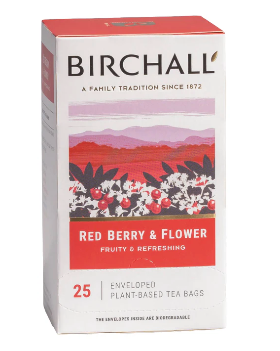 Birchall Red Berry & Flower - 25 Enveloped Tea Bags