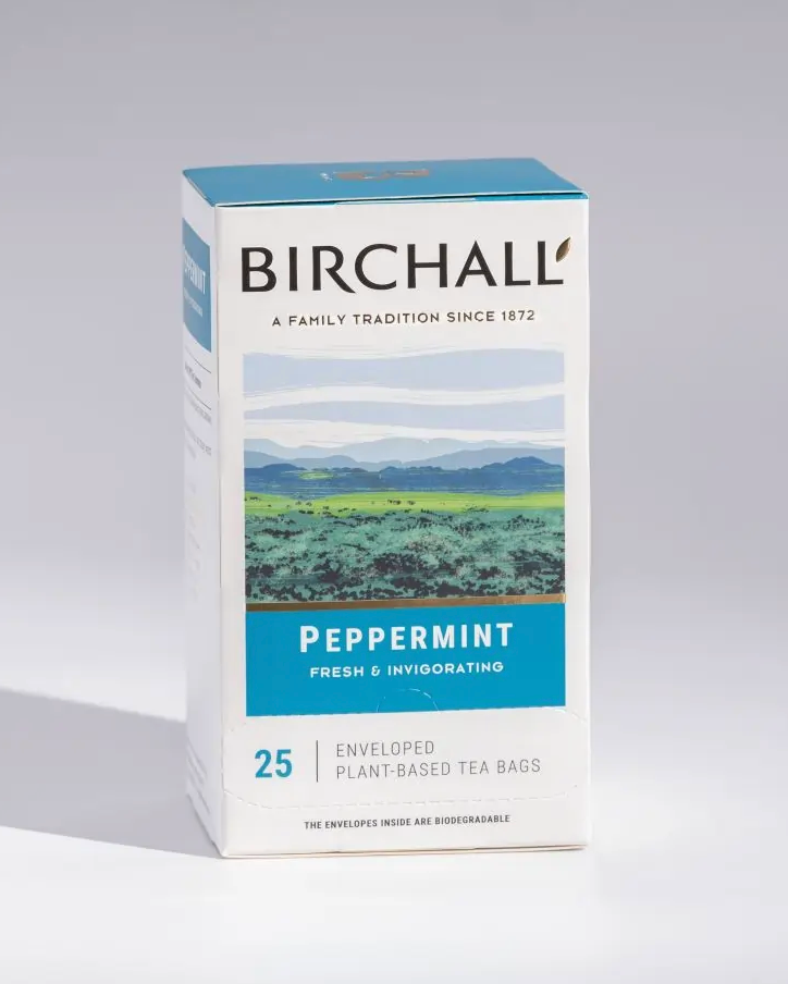 Birchall Peppermint Leaves - 25 Enveloped Tea Bags