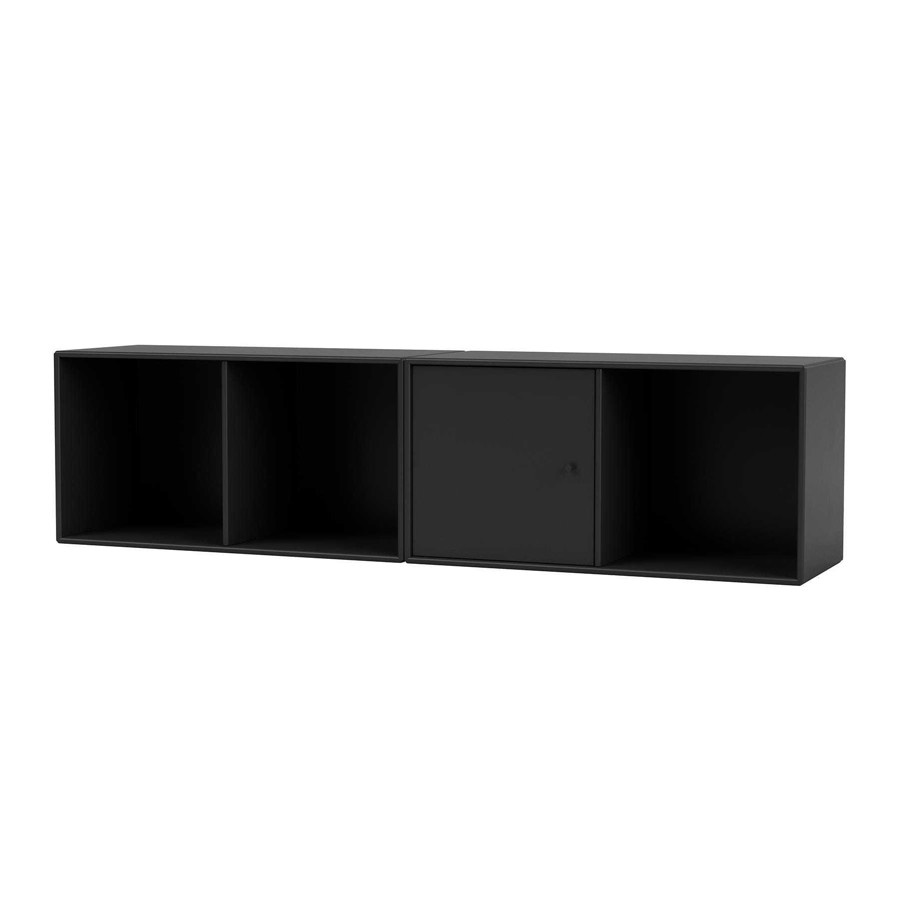 Montana Line Sideboard Black Wall Mounted Black Designer Furniture From Holloways Of Ludlow