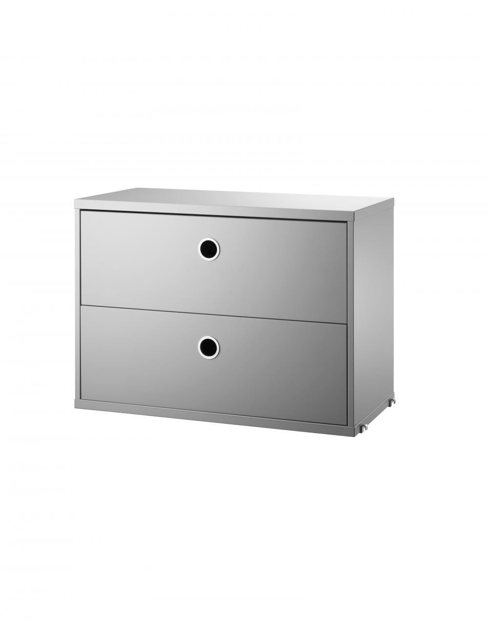 String Chest Of Drawers 58 30 Grey