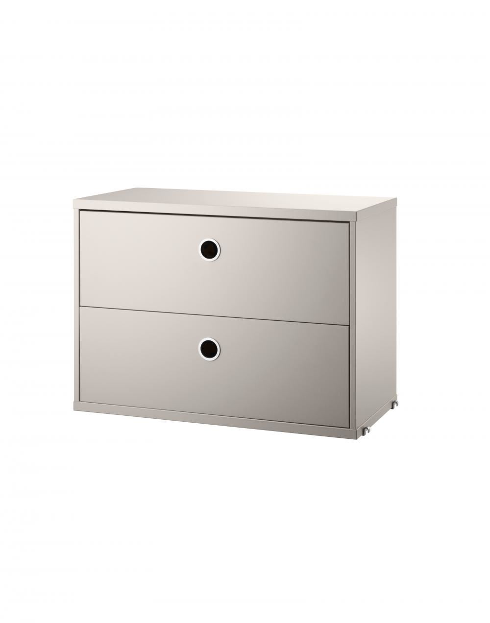 String Chest Of Drawers 58 30 Beige