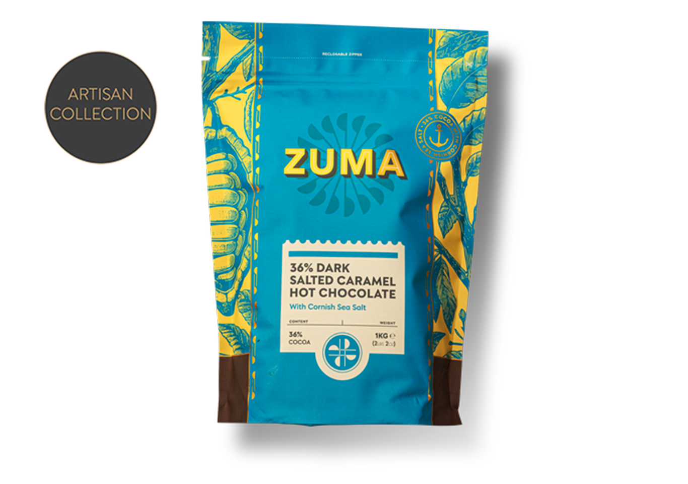 Zuma - 36% Salted Caramel Hot Chocolate With Cornish Sea Salt - 1kg