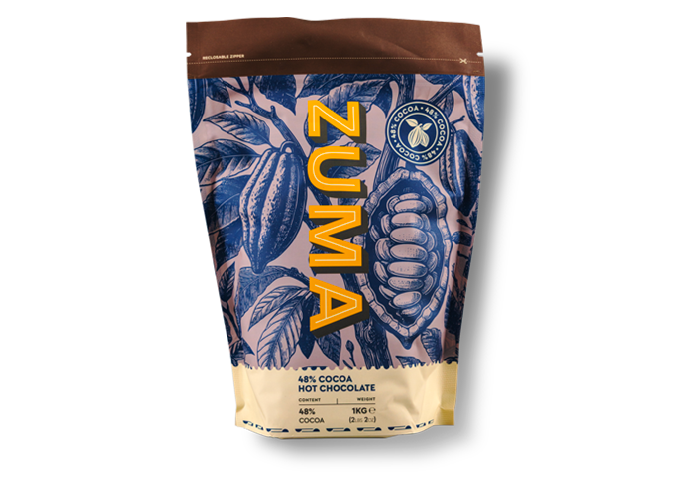 Zuma - 48% Cocoa Hot Chocolate Powder - 1kg