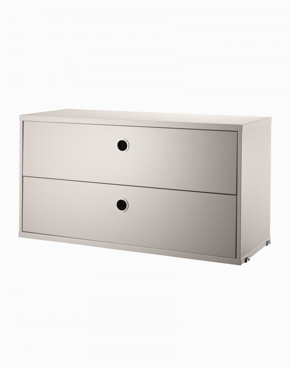 String Chest Of Drawers 78 30 Beige