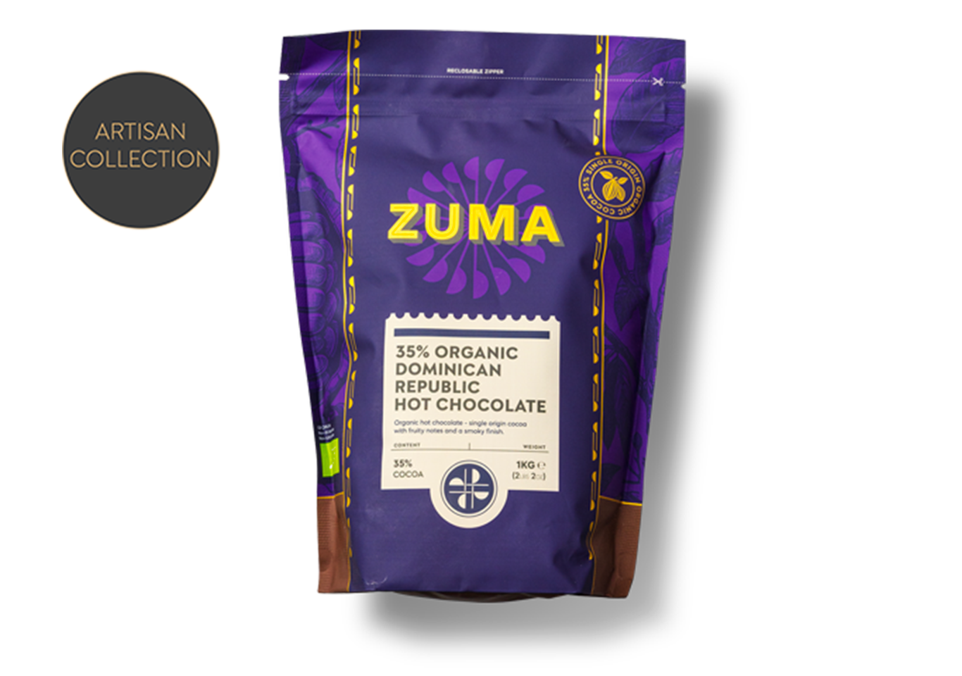 Zuma - Organic Dominican Republic Hot Chocolate Powder 35% - 1kg