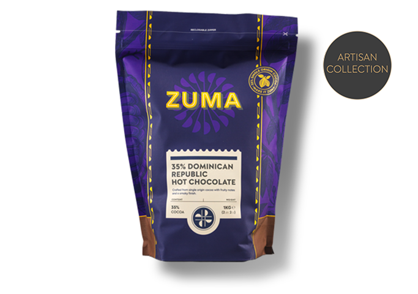 Zuma - Dominican Republic Hot Chocolate Powder 35% - 1kg