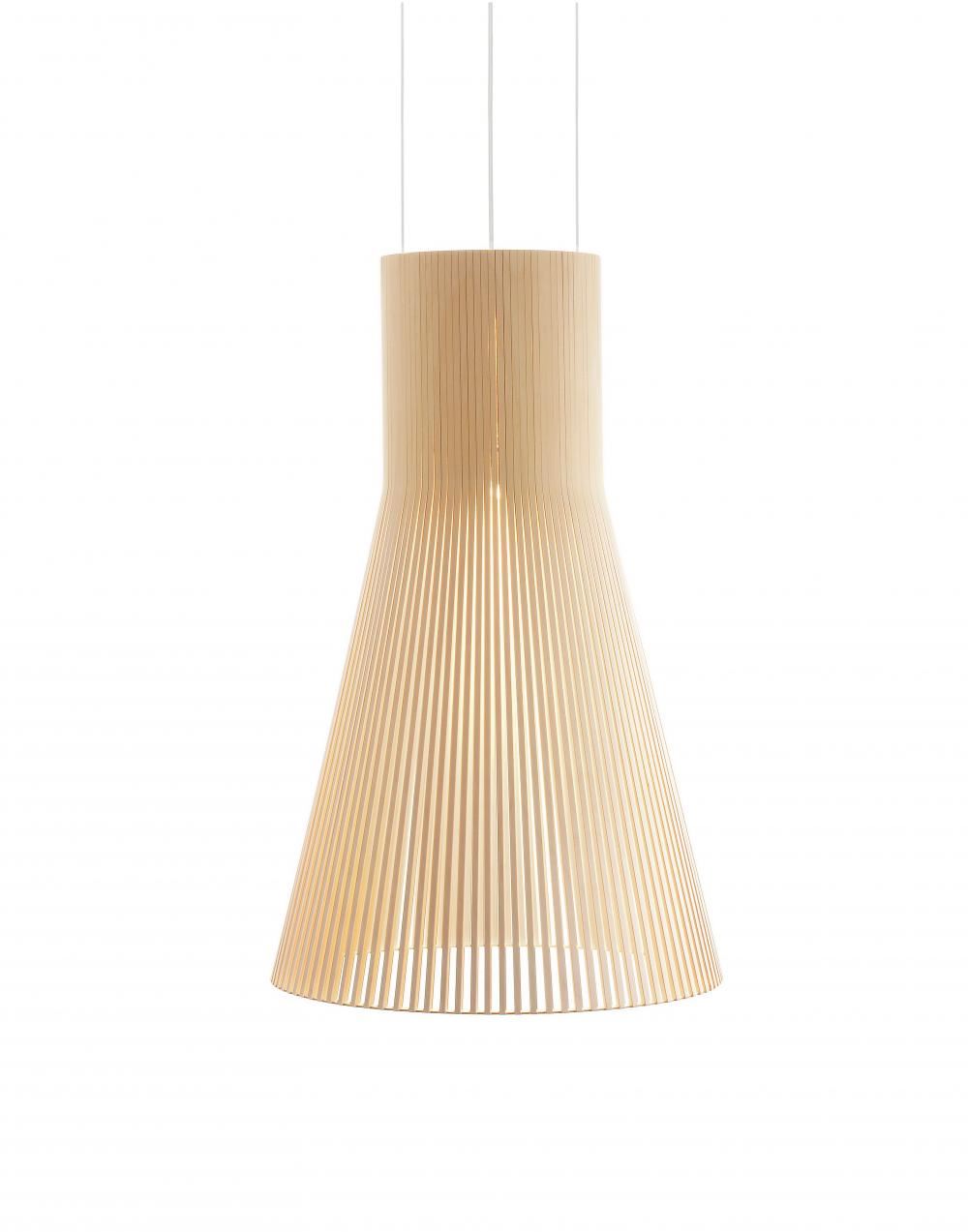 Secto Magnum Pendant Natural Birch Light Wood Designer Pendant Lighting